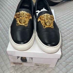 Versace Medusa sports shoes van style leather